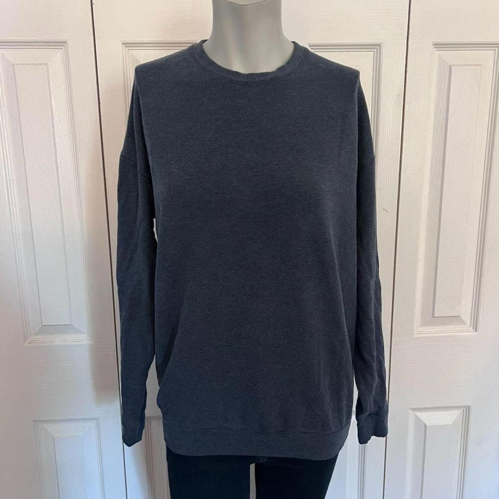 Athleta Navy Blue Crewneck - Size Small